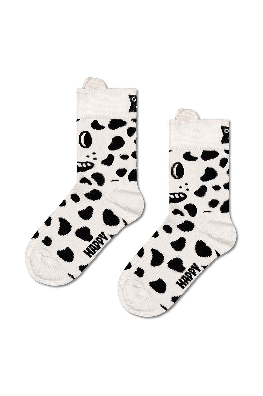 Детские носки Happy Socks Kids Cat & Dog Socks 2 шт цвет белый Детские носки Happy Socks Kids Cat & Dog Socks 2 шт цвет белый
