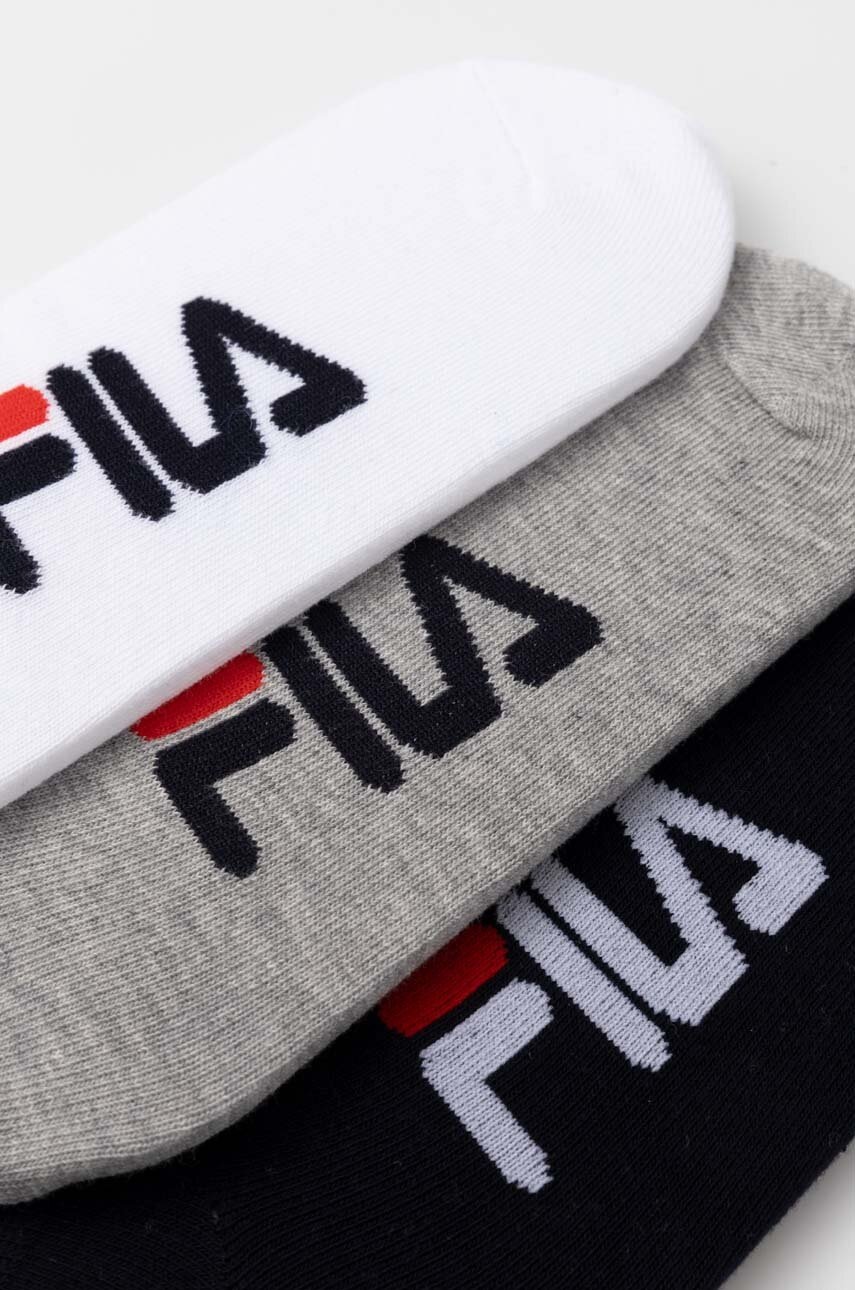 Дитячі шкарпетки Fila 3-pack колір білий