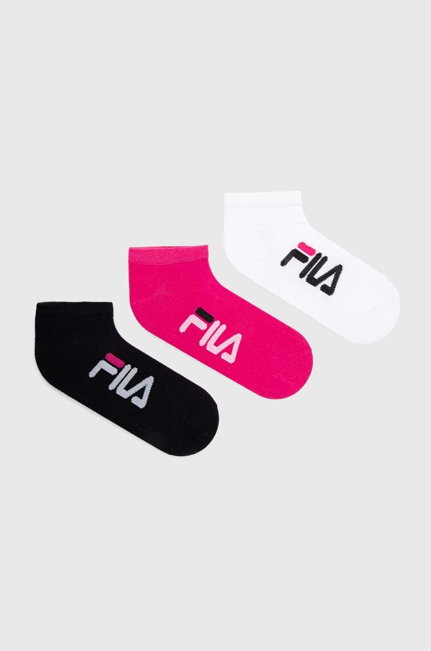 

Детски чорапи Fila (3 броя) в розово, Розов
