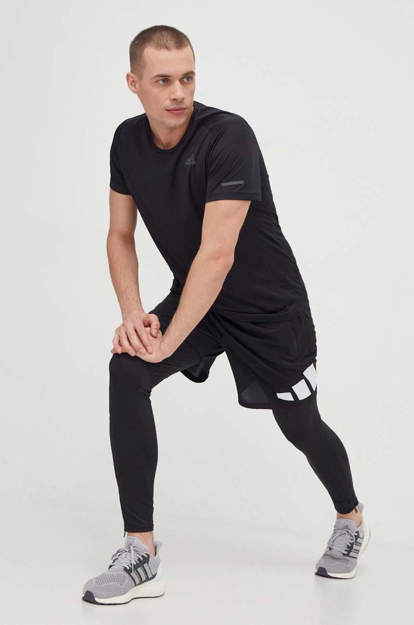 Κολάν για τρέξιμο adidas Performance Adizero Ozweego Adizero χρώμα: μαύρο GY6177 IN1164 φωτογραφία