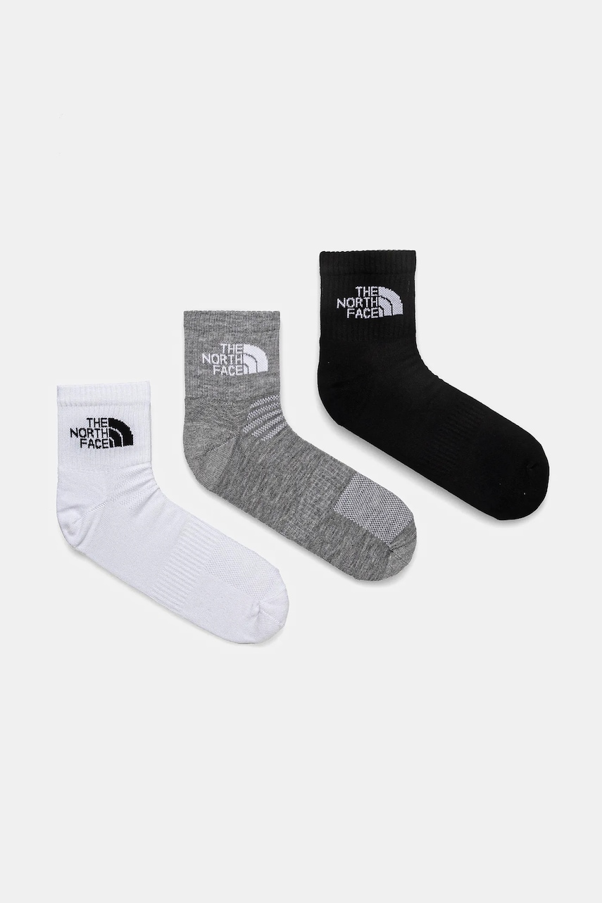 Levně Ponožky The North Face 3-pack pánské, černá barva, NF0A882G3OW1