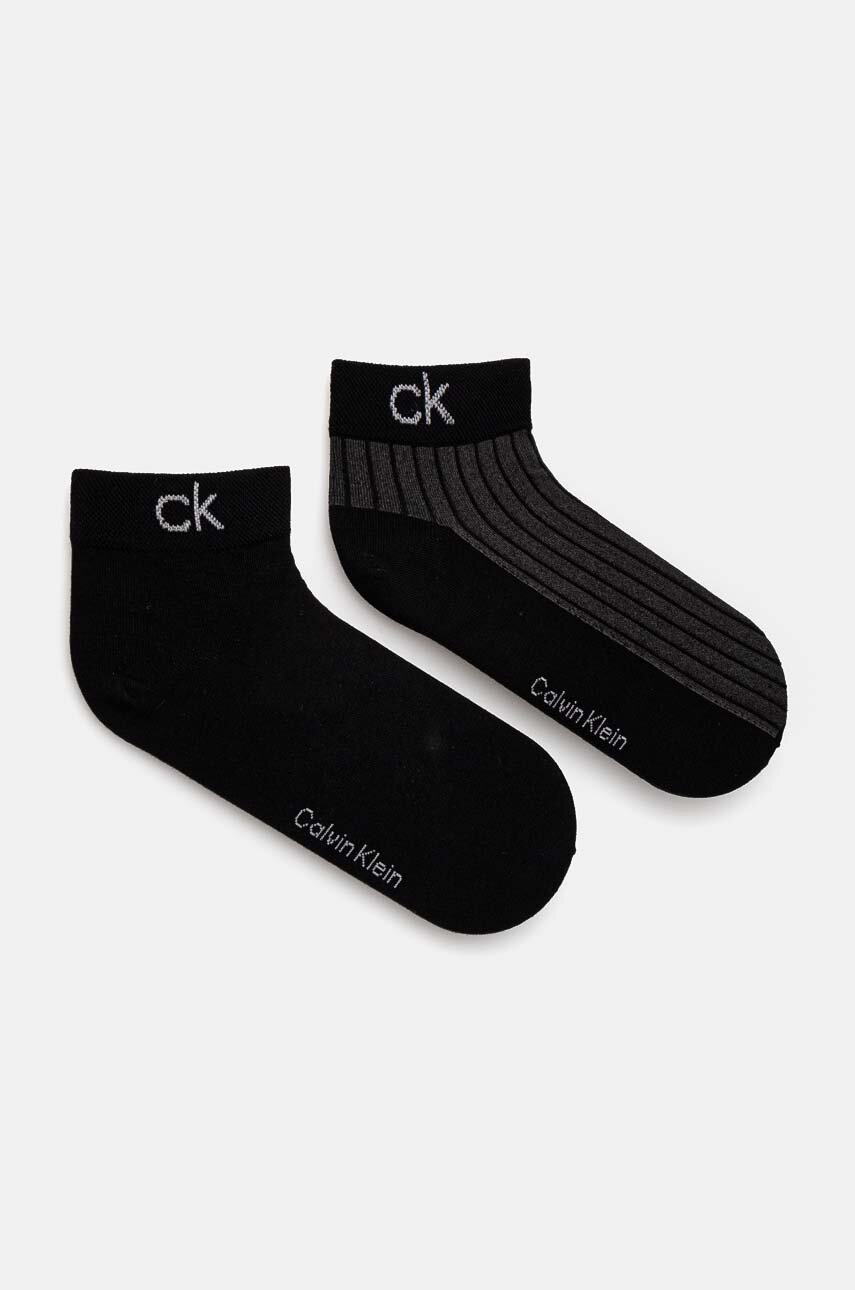 

Чорапи Calvin Klein (2 чифта) в черно 701229434, Черен