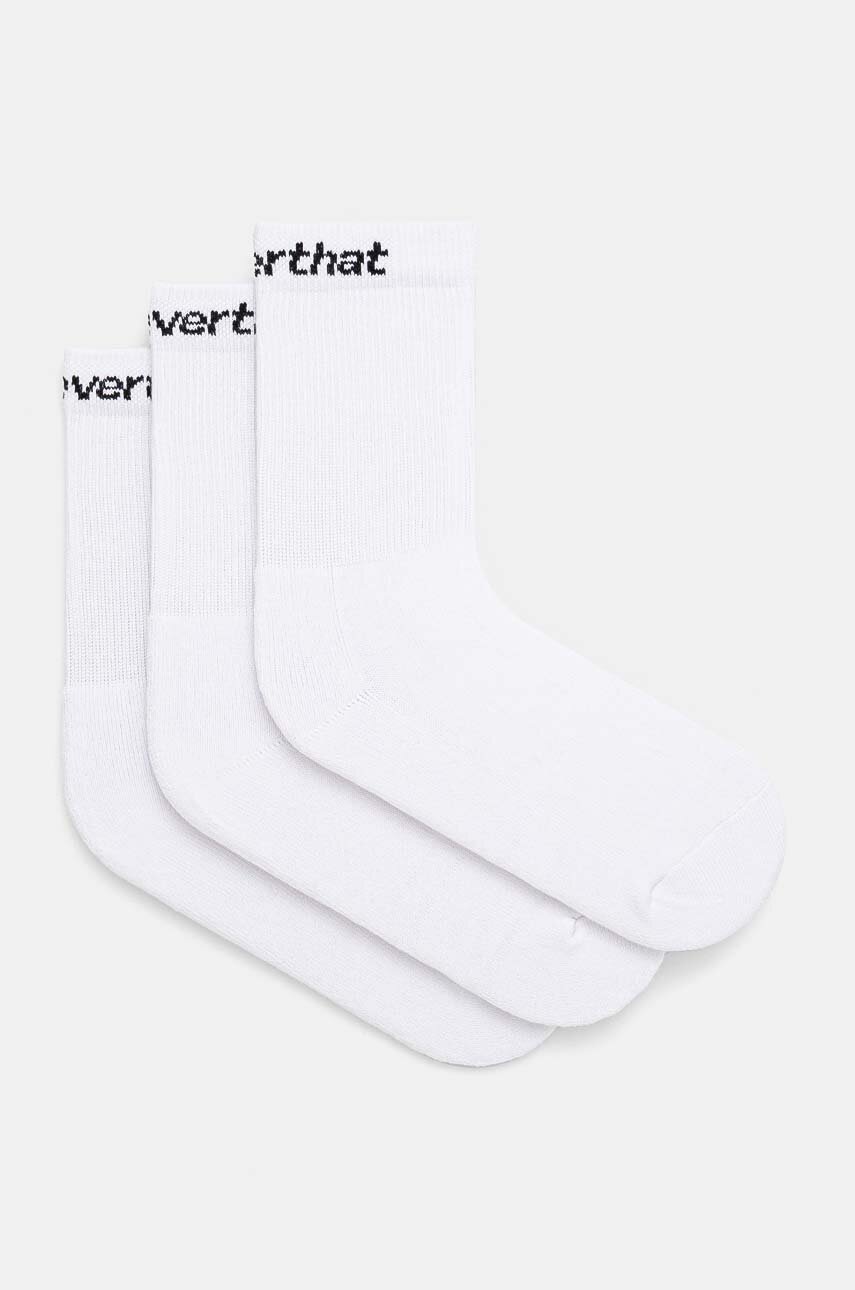 thisisneverthat sosete SP-Logo Socks 3-Pack barbati, culoarea alb, TN241WUNSO01
