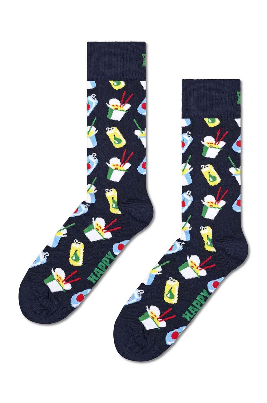 Happy Socks sosete Take Away Sock culoarea albastru marin