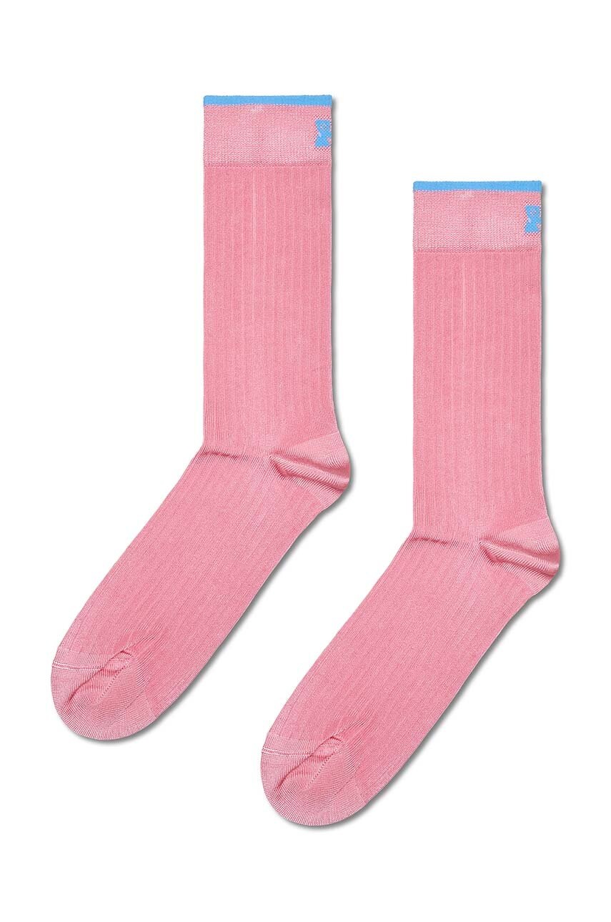 

Чорапи Happy Socks Slinky в розово, Розов