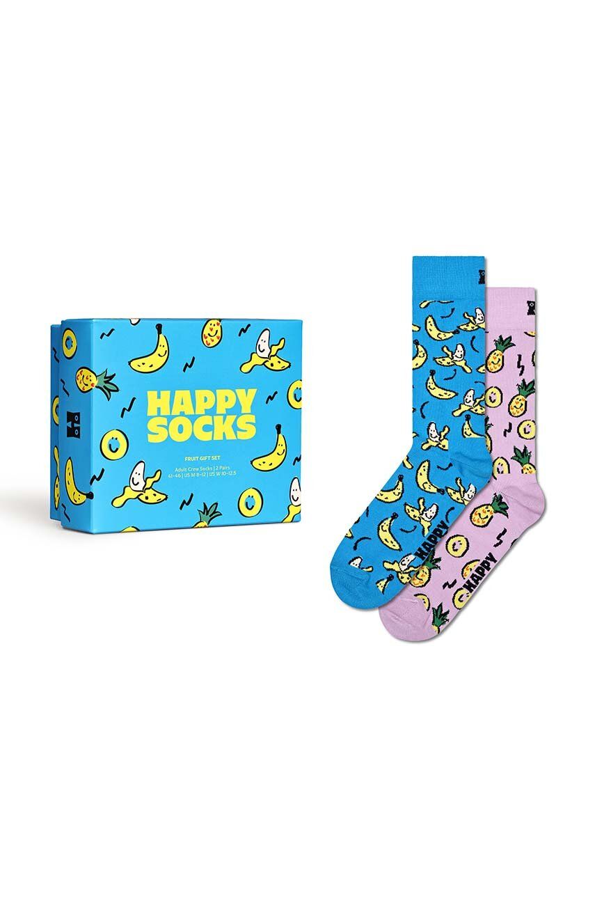 Happy Socks sosete Gift Box Fruits Socks 2-pack