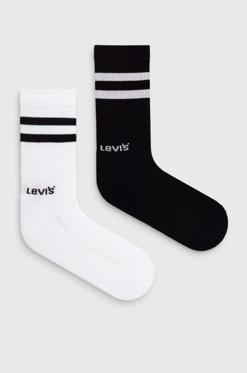 Levi's sosete 2-pack culoarea negru