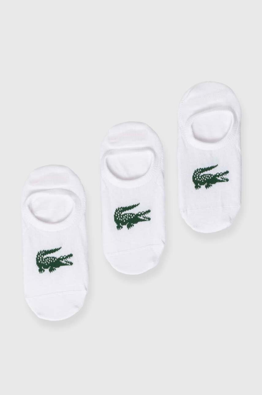 

Чорапи Lacoste (3 броя) в бяло, Бял