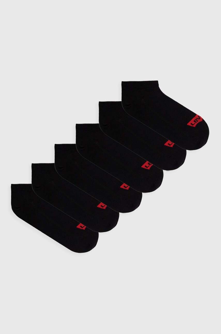 Levi's sosete 6-pack culoarea negru