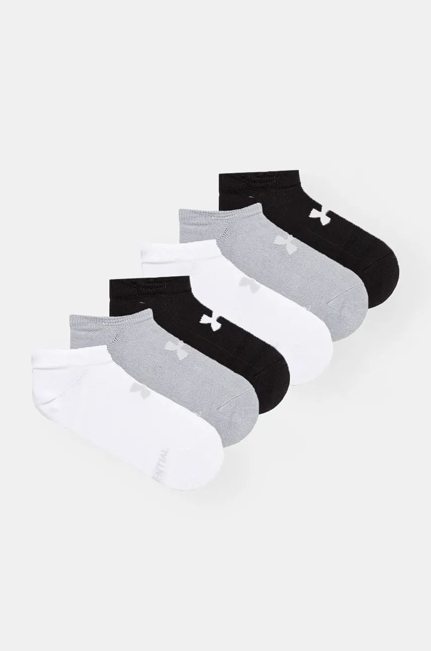

Чорапи Under Armour Essential No Show (6 чифта), Сив