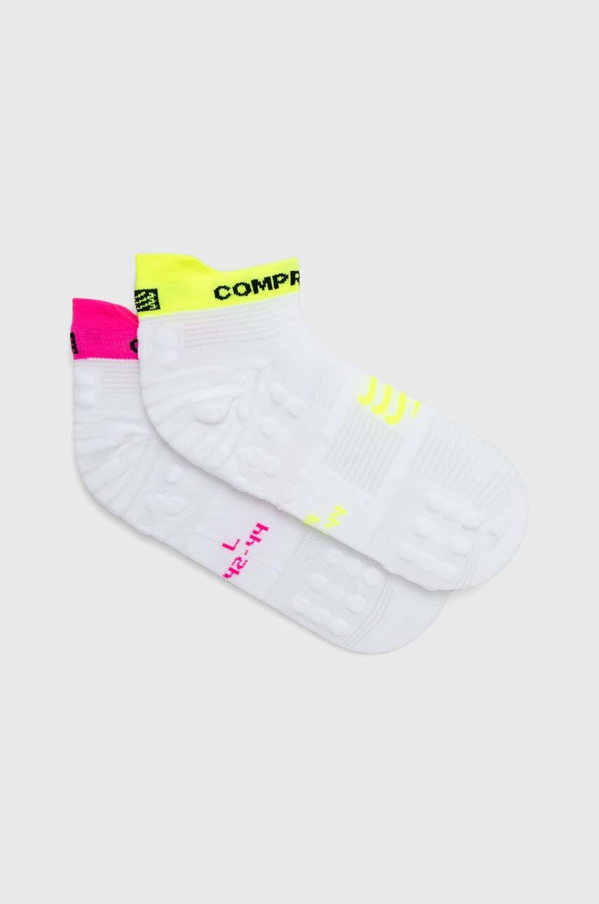 

Чорапи Compressport Pro Racing Socks v4.0 Run Low XU00047B, Бял