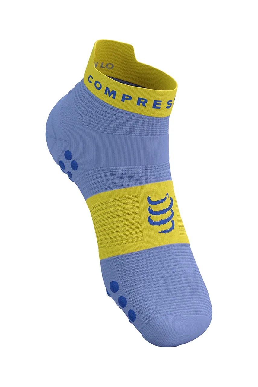 Носки Compressport Pro Racing Socks v4.0 Run Low цвет чёрный XU00047B