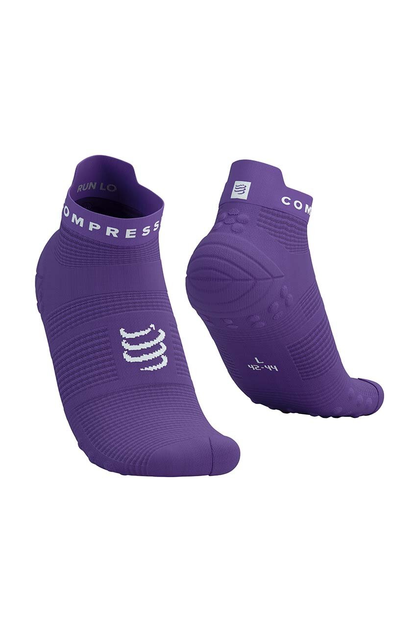 

Чорапи Compressport Pro Racing Socks v4.0 Run Low XU00047B, Виолетов