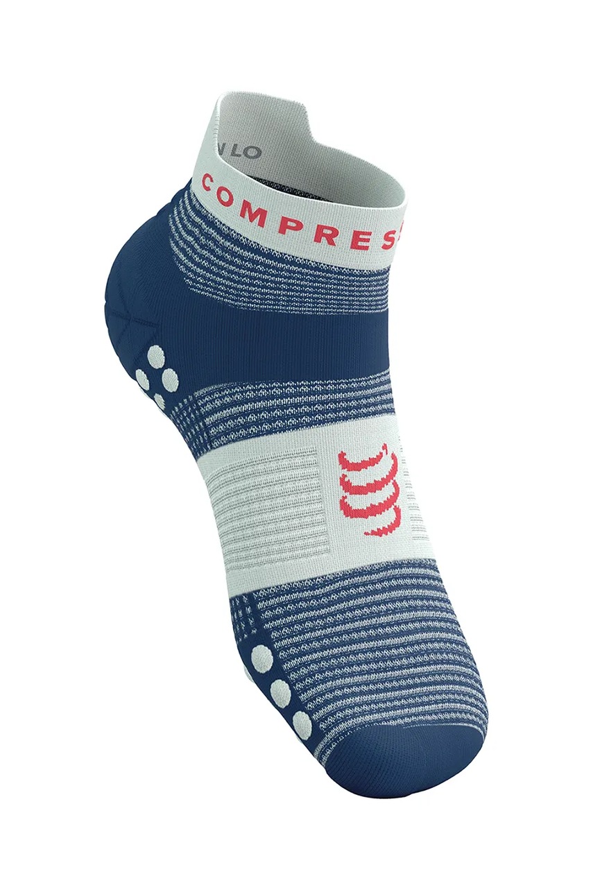 Носки Compressport Pro Racing Socks v4.0 Run Low цвет чёрный XU00047B