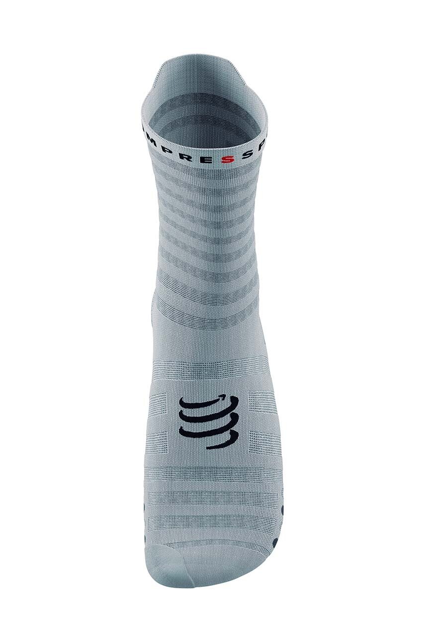 Шкарпетки Compressport Pro Racing Socks v4.0 Ultralight Run High - White/Alloy XU00050B 