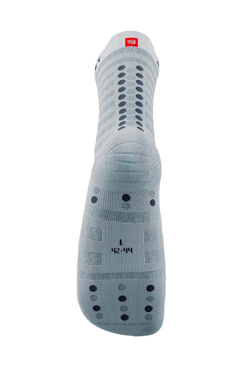Шкарпетки Compressport Pro Racing Socks v4.0 Ultralight Run High - White/Alloy XU00050B 