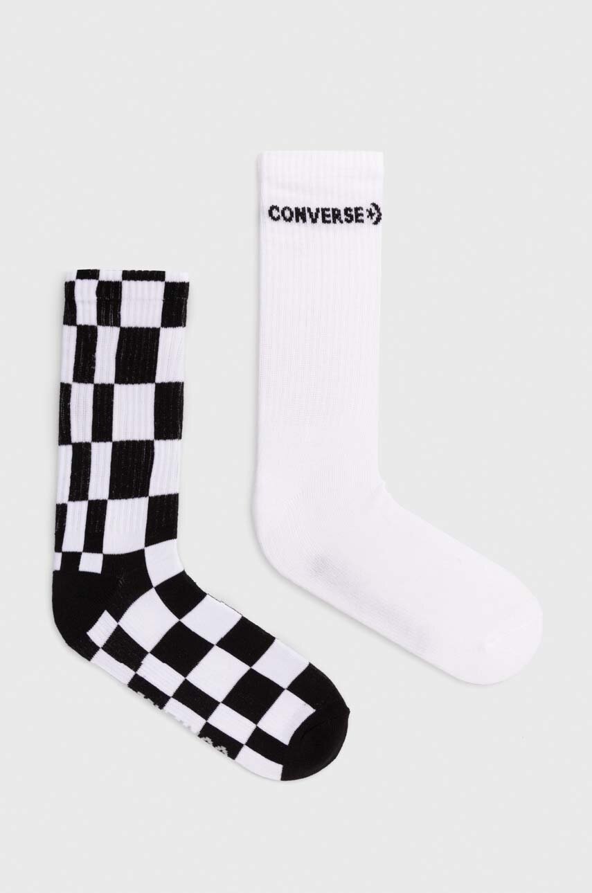 

Чорапи Converse (2 чифта) в бяло E1264A, Бял