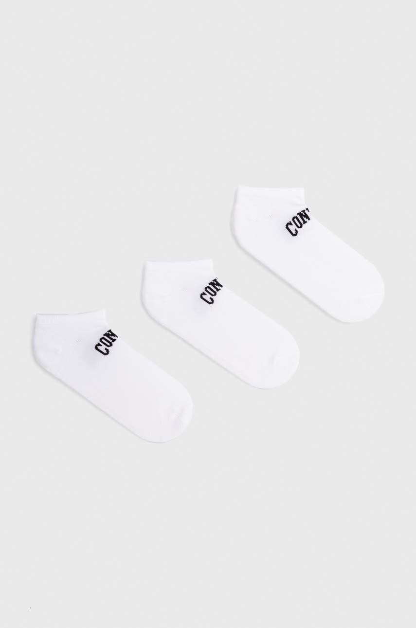

Чорапи Converse (3 чифта) в бяло E1268W, Бял