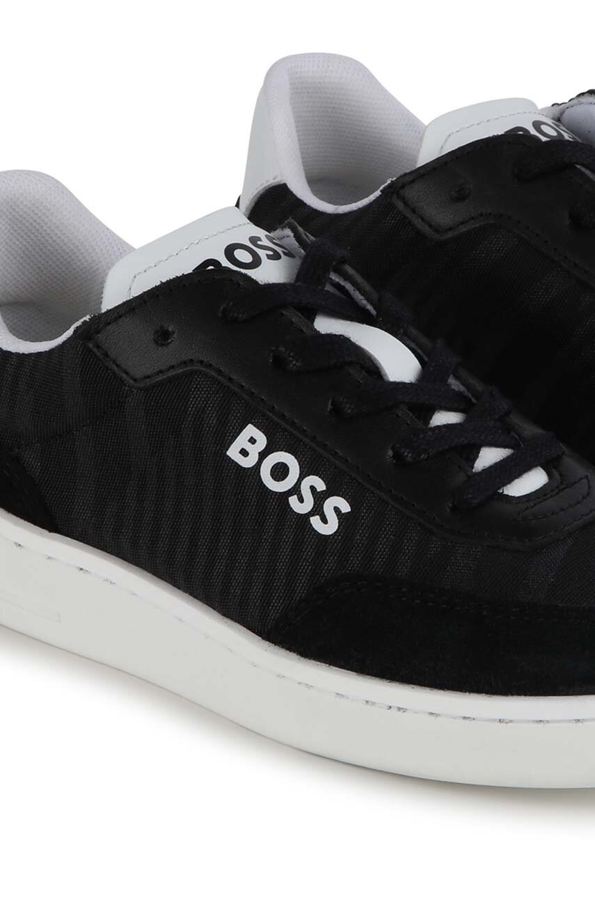 Детские кроссовки BOSS цвет чёрный
