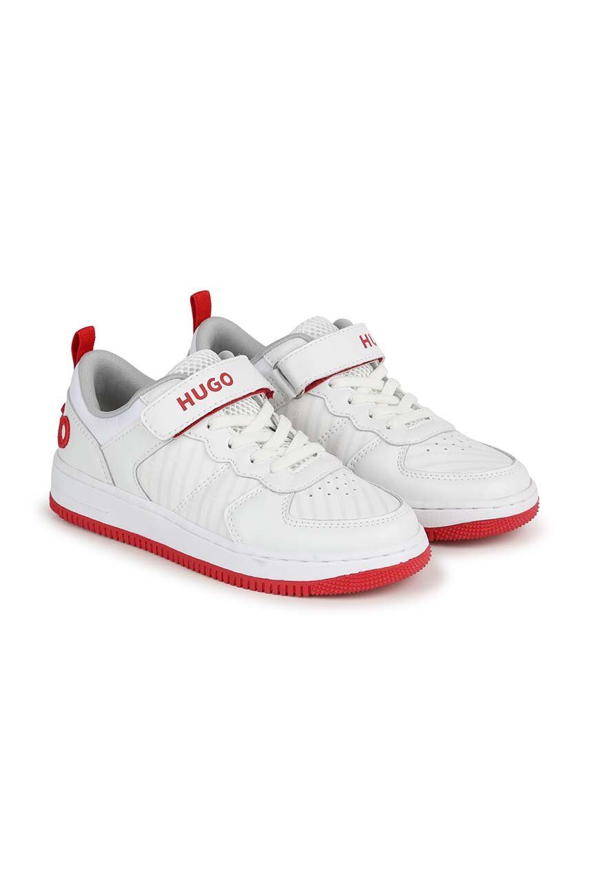 HUGO sneakers pentru copii culoarea alb