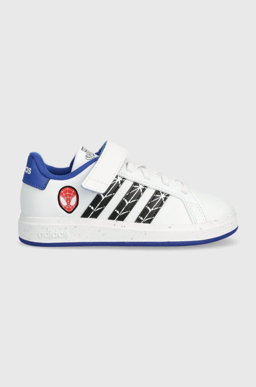 Adidas Sneakers Pentru Copii X Marvel, GRAND COURT SPIDER-MAN EL K Culoarea Albastru Marin