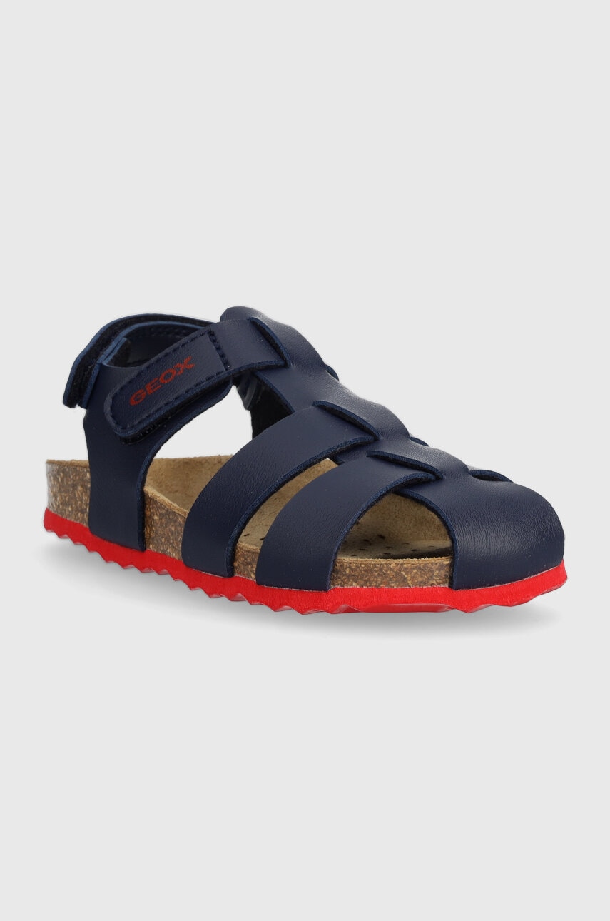 Детские сандалии Geox SANDAL CHALKI цвет синий Детские сандалии Geox SANDAL CHALKI цвет синий