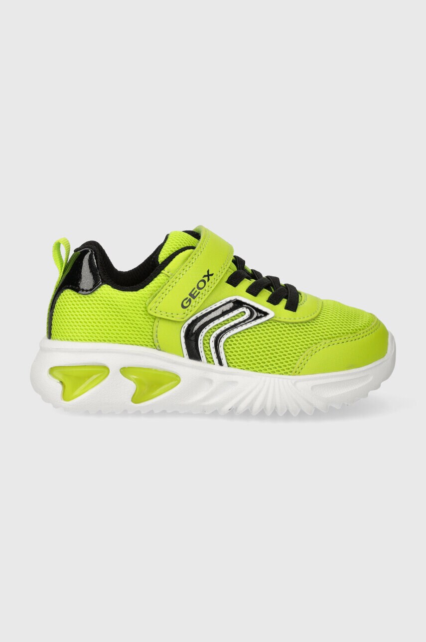 Levně Dětské sneakers boty Geox ASSISTER zelená barva