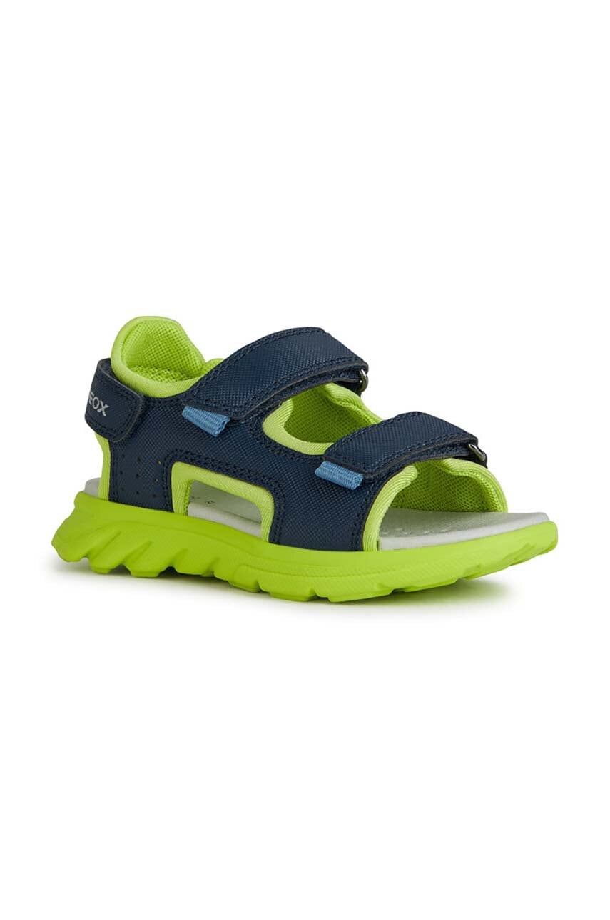 Детские сандалии Geox SANDAL AIRADYUM цвет зелёный Детские сандалии Geox SANDAL AIRADYUM цвет зелёный