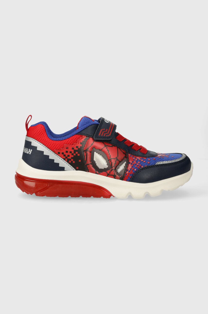 Geox sneakers pentru copii x Marvel, CIBERDRON culoarea rosu