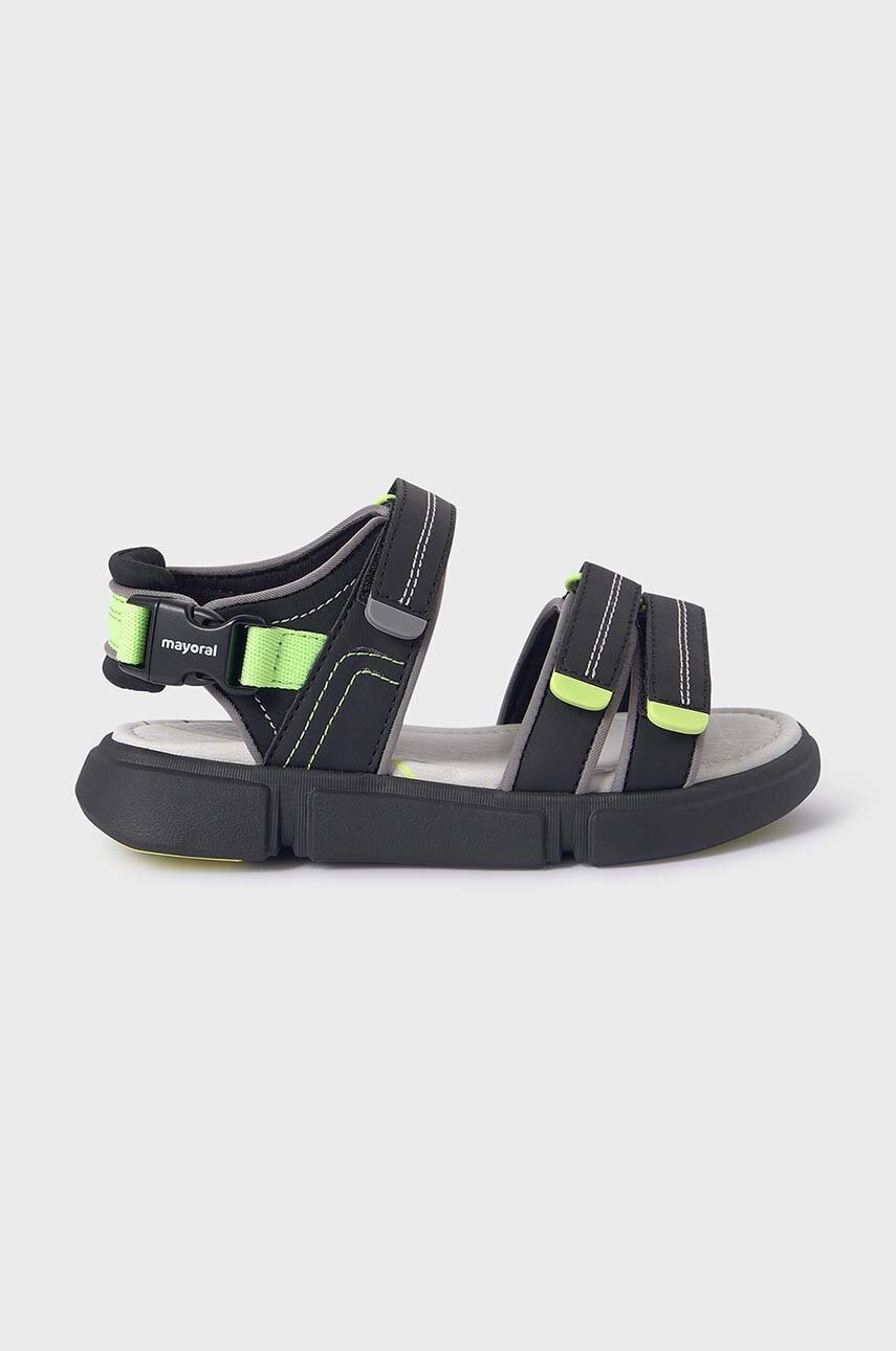 Mayoral sandale copii culoarea negru Mayoral sandale copii culoarea negru