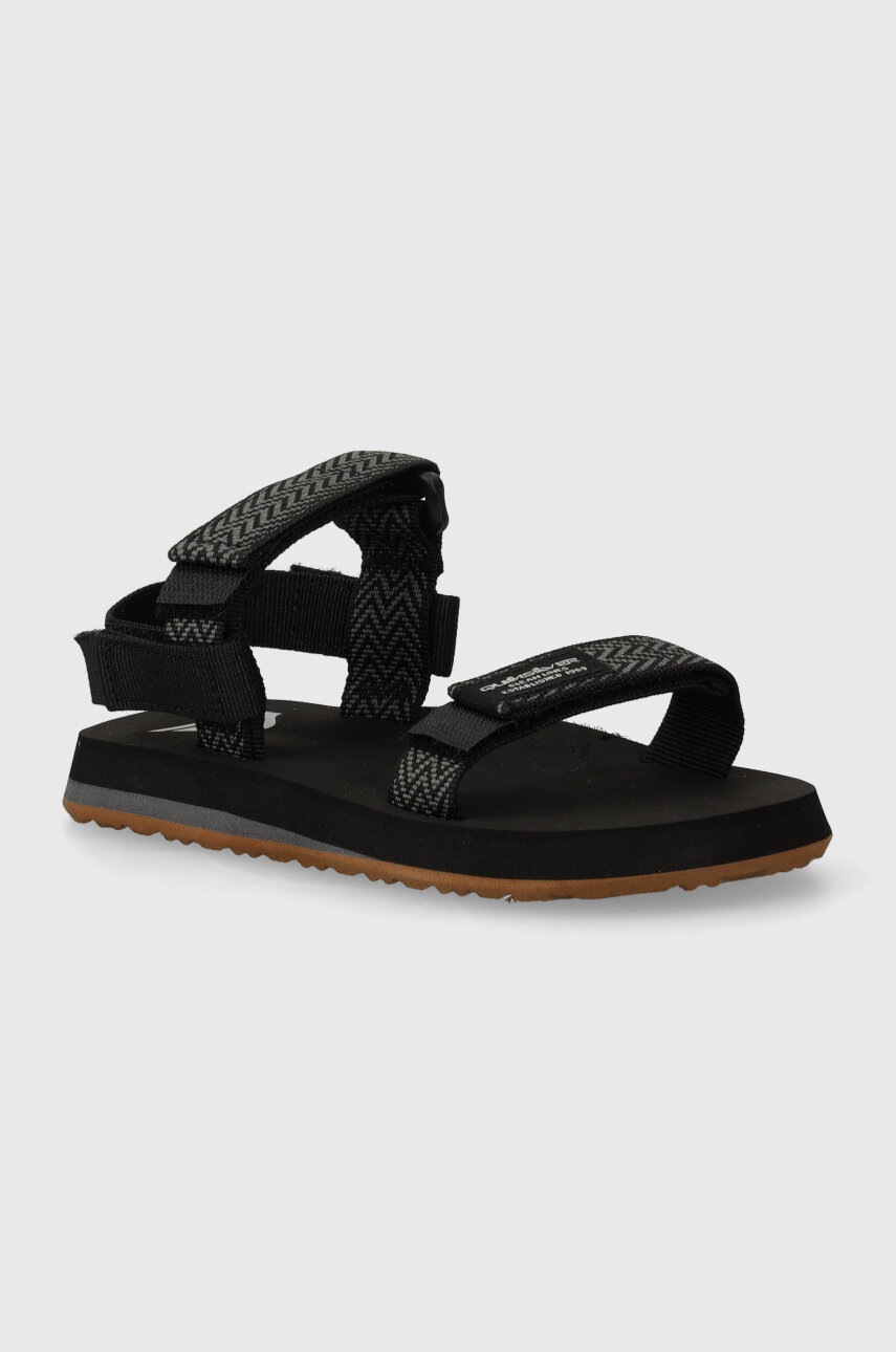 Quiksilver sandale copii MONKEYCAGEYOUTH culoarea negru