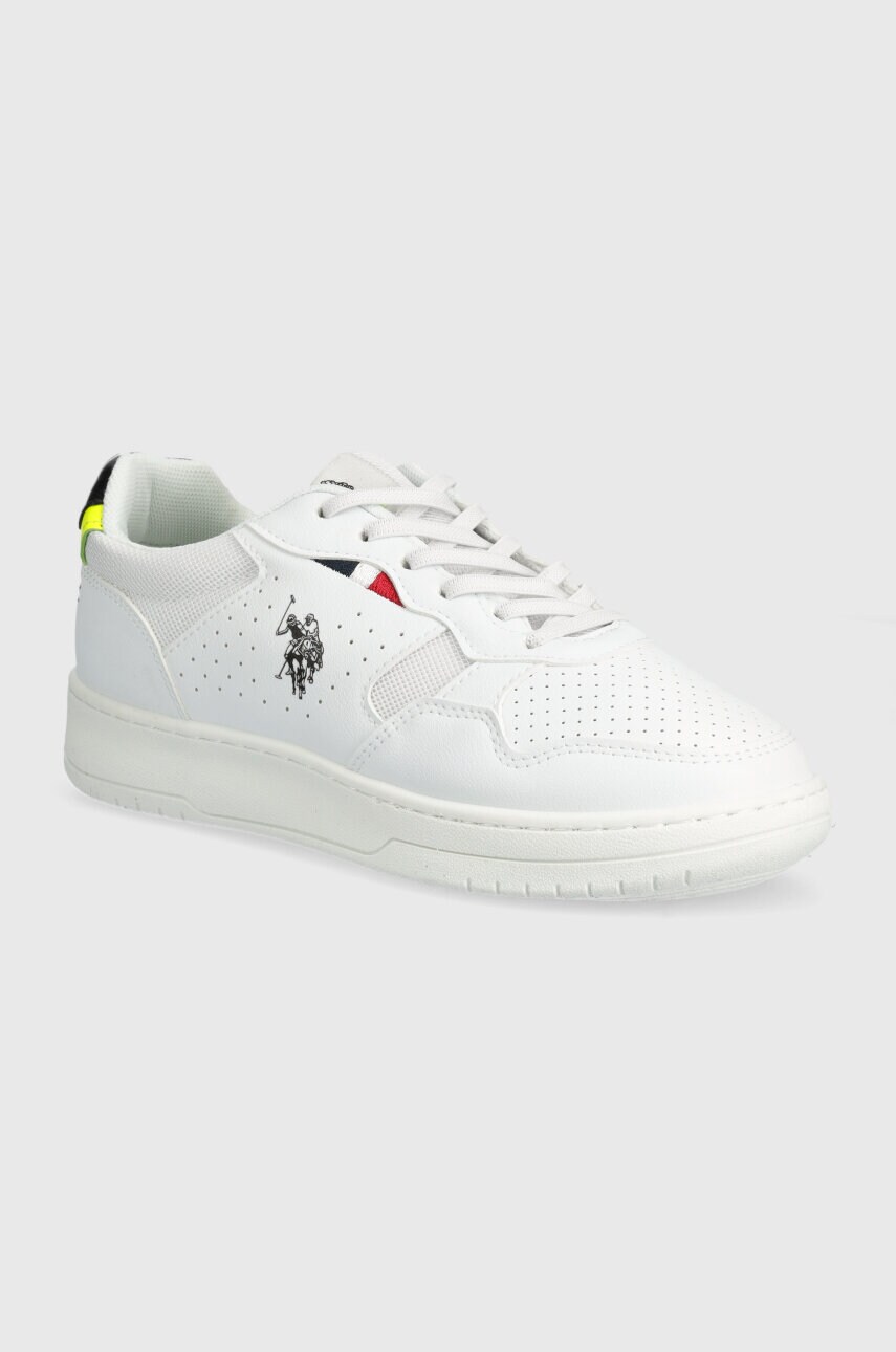 U.S. Polo Assn. sneakers pentru copii DENNY004 culoarea alb U.S. Polo Assn. sneakers pentru copii DENNY004 culoarea alb