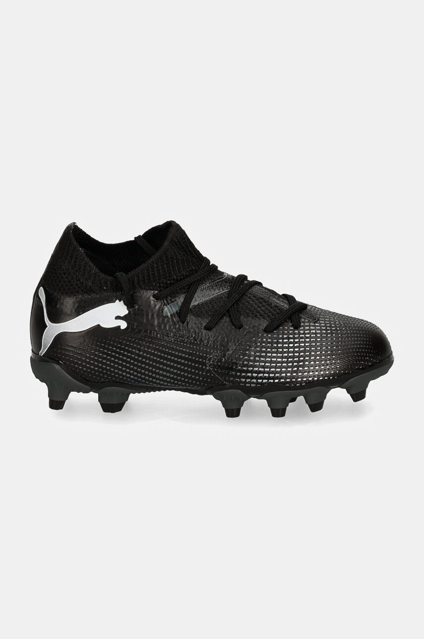 Детские бутсы Puma FUTURE 7 MATCH FG/AG Jr цвет чёрный