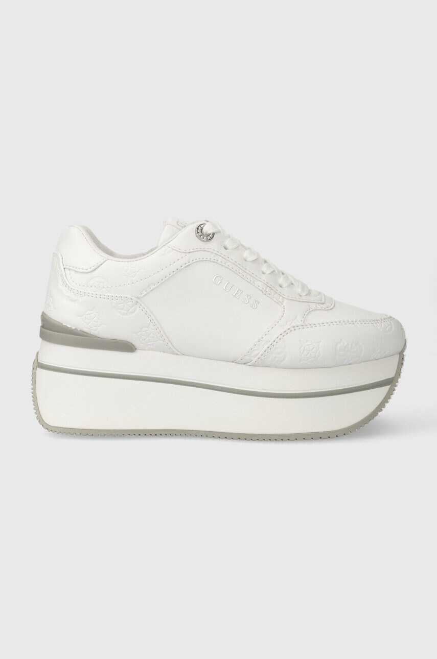 Levně Sneakers boty Guess CAMRIO bílá barva, FLPCAM FAL12