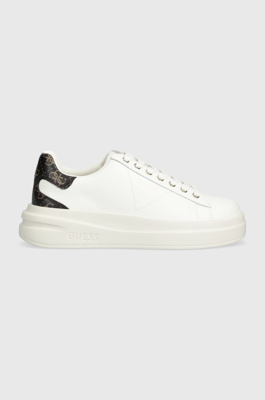 

Маратонки Guess ELBINA в бяло FLPVIB LEA12, Бял