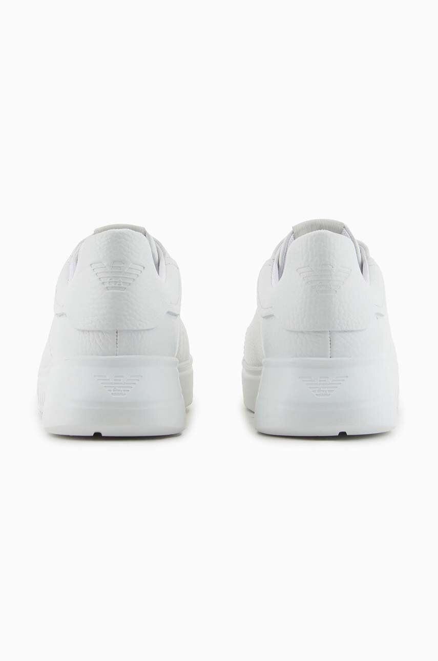 Emporio Armani Sneakers Din Piele Culoarea Alb, X3X024 XF768 00001