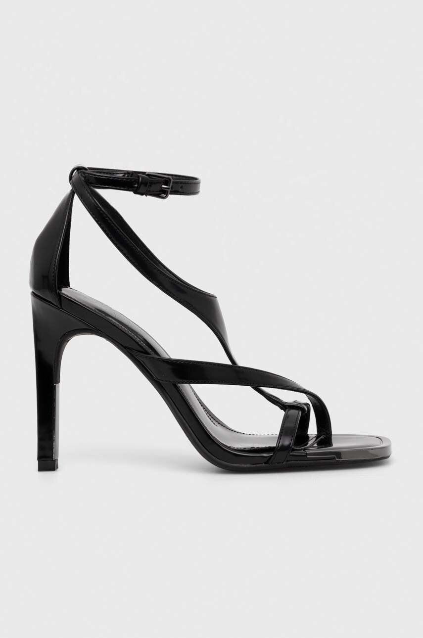 Dkny sandale Audrey culoarea negru K3304760