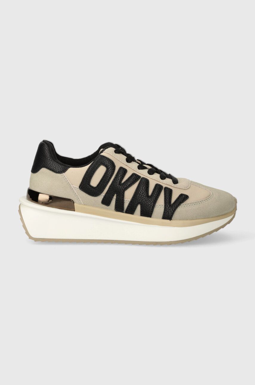 Dkny sneakers Arlan culoarea bej, K1446991