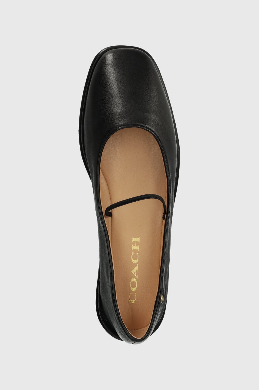 Kožené baleríny Coach Emilia