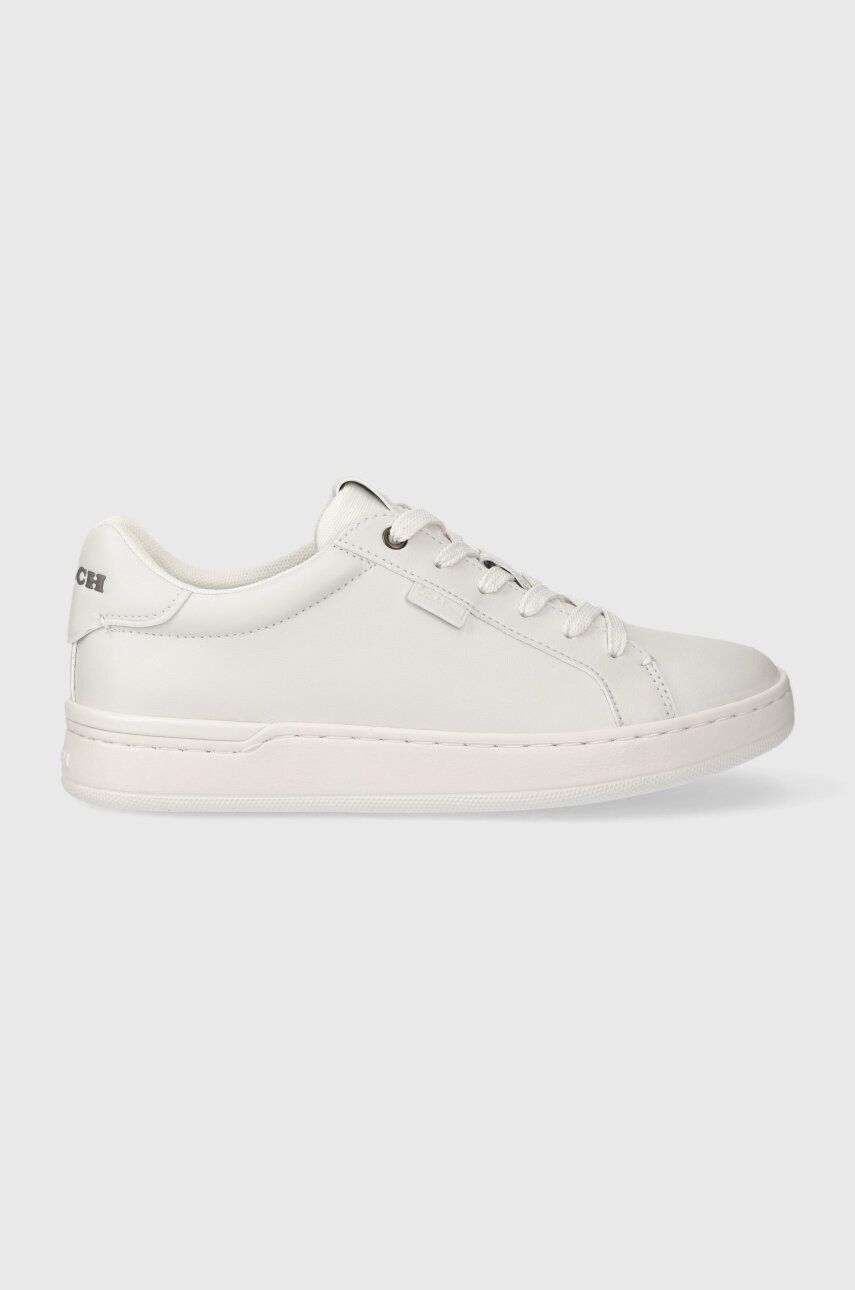 Coach sneakers din piele Lowline culoarea alb, CN577