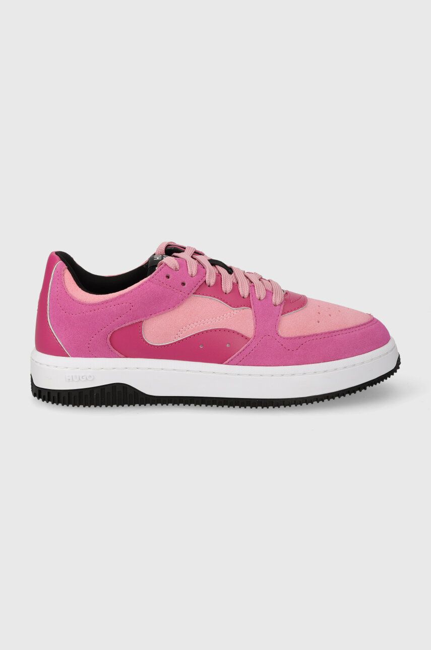 HUGO sneakers Kilian culoarea roz, 50513185