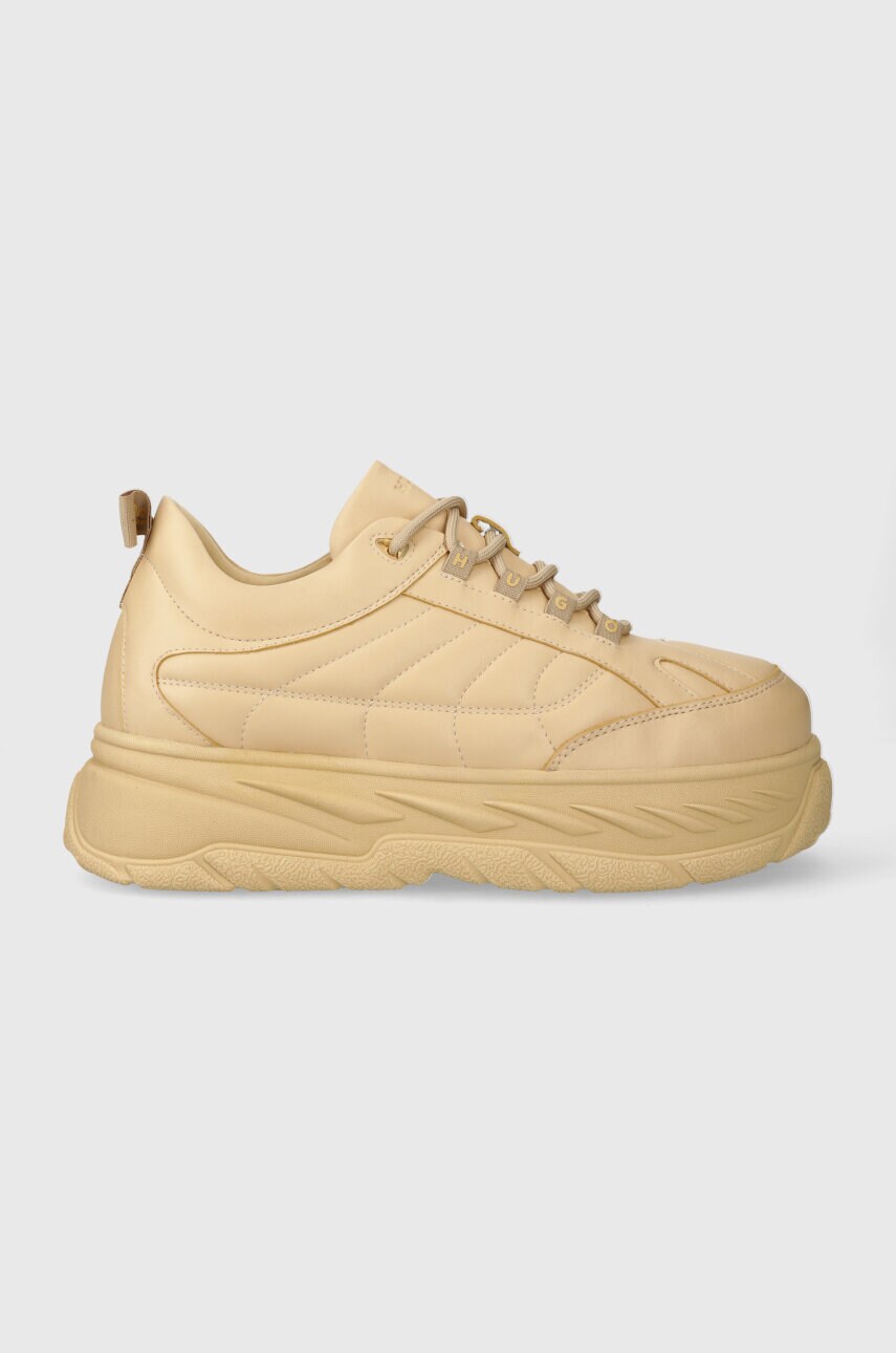 HUGO sneakers Jodene culoarea bej, 50513325