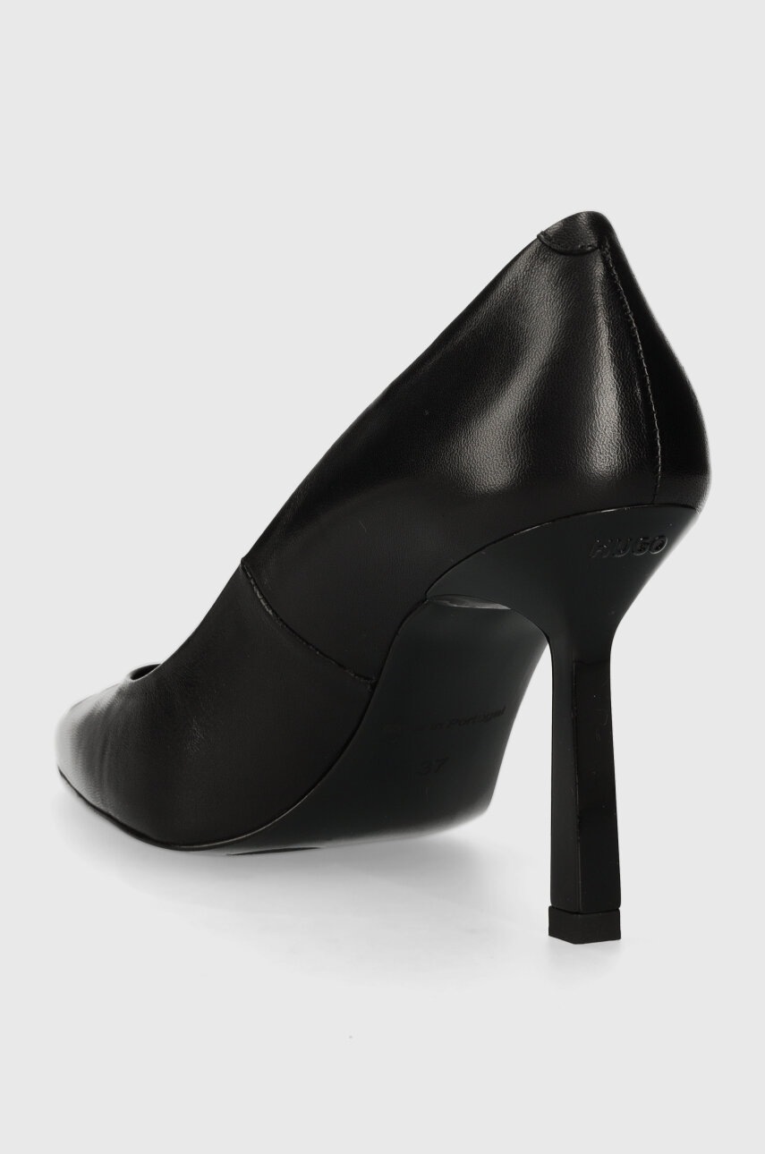 HUGO Stilettos De Piele Katniss Culoarea Negru, 50513180