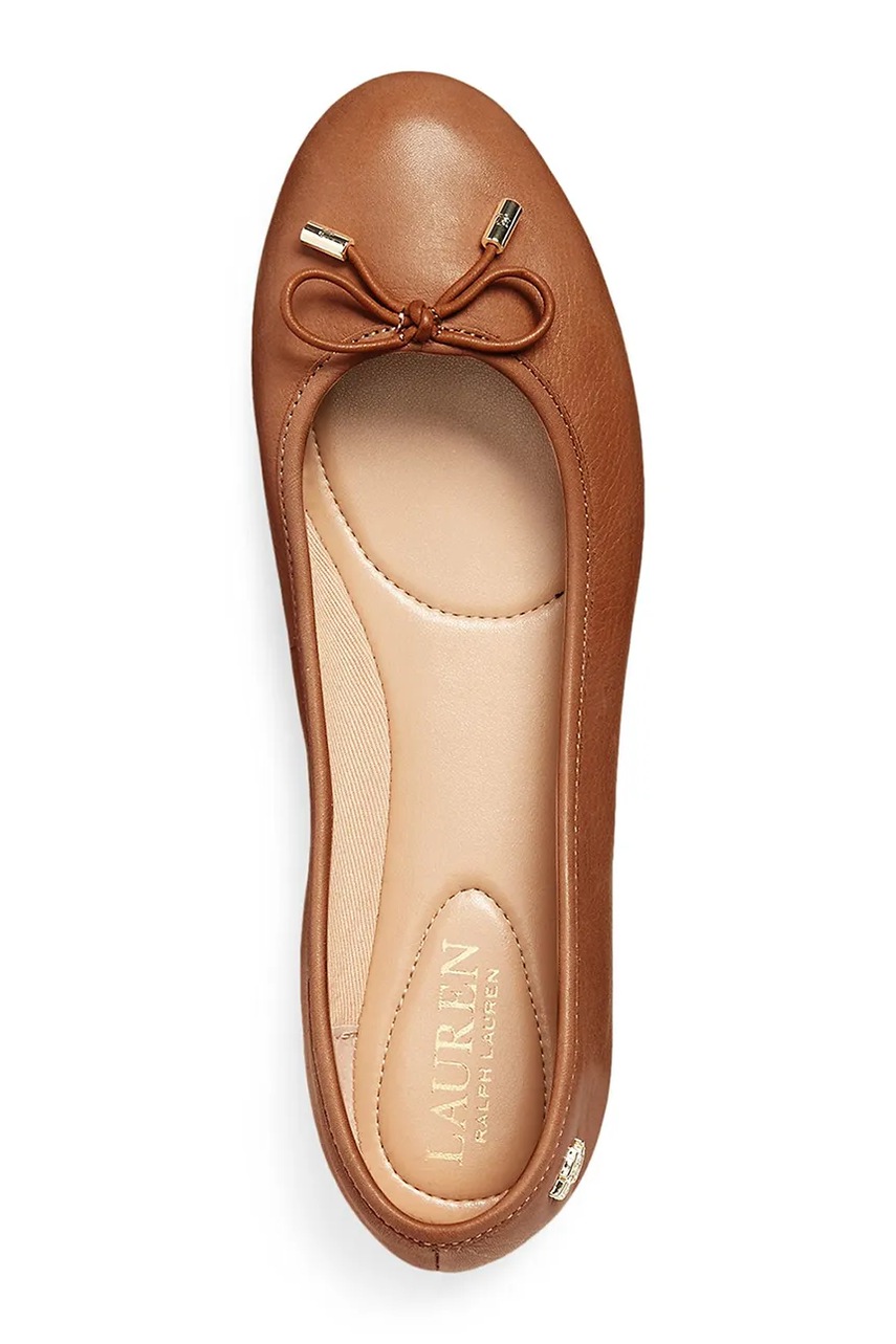 Δερμάτινες μπαλαρίνες Lauren Ralph Lauren Jayna Jayna φωτογραφία