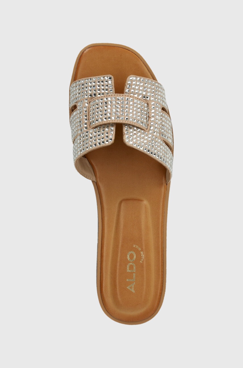 Παντόφλες Aldo ELENAA χρώμα: ασημί φωτογραφία