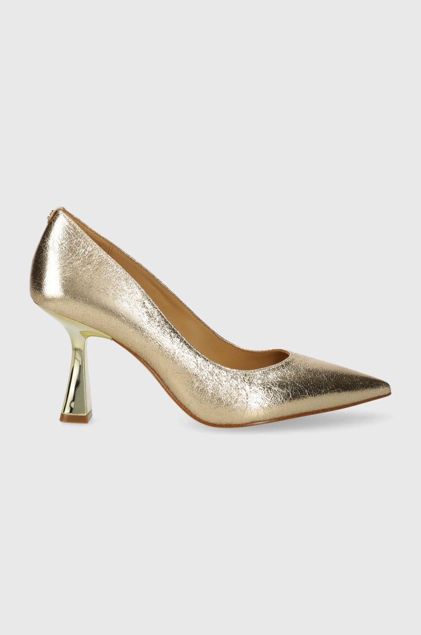 MICHAEL Michael Kors pantofi cu toc Clara culoarea auriu, 40H3CLMP1M