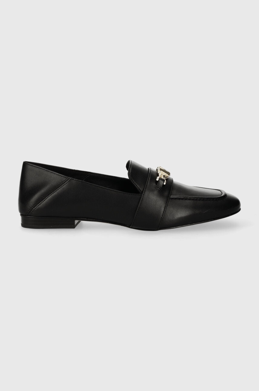 Michael Michael Kors Mocasini De Piele Tiffanie Femei, Culoarea Negru, Cu Toc Plat, 40h3tffp1l