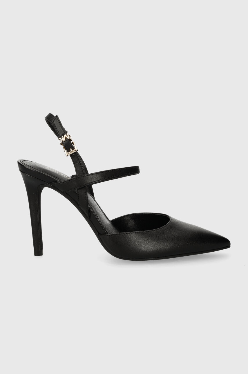 MICHAEL Michael Kors stilettos de piele Ava culoarea negru, 40R4AVHP1L