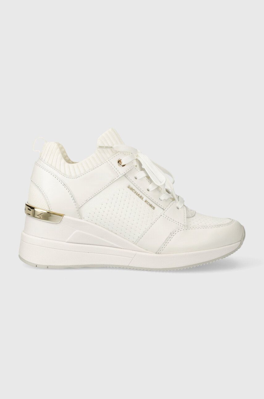 MICHAEL Michael Kors sneakers Georgie culoarea alb, 43H3GEFS2D