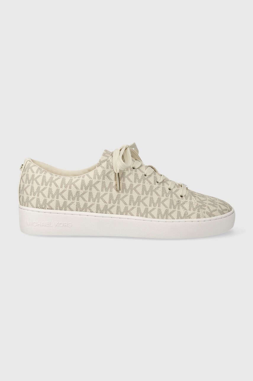 MICHAEL Michael Kors sneakers Keaton culoarea bej, 43R4KTFS1B